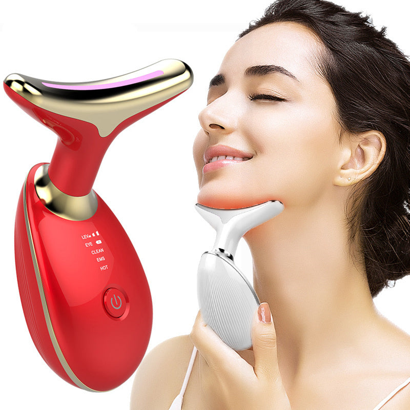 EMS Thermal Neck & Face Massager